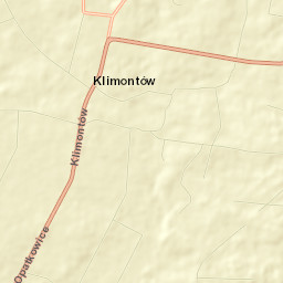 Klimontów Street Map