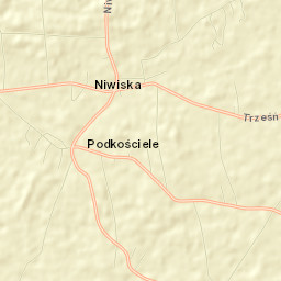 Niwiska Street Map