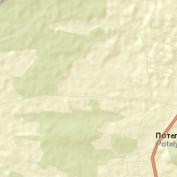 Potelych Street Map