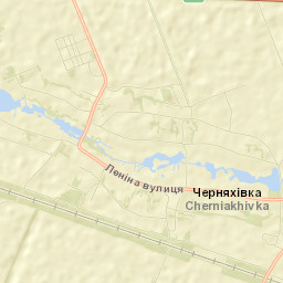 Chernyakhivka Street Map