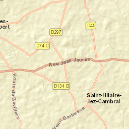 Saint-Hilaire-lez-Cambrai Street Map