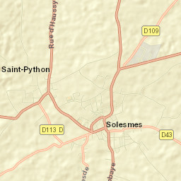 Solesmes Street Map