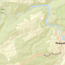 Houyet Street Map
