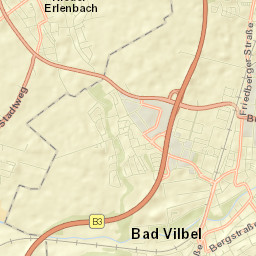 Bad Vilbel Street Map