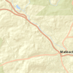 Maßbach Street Map