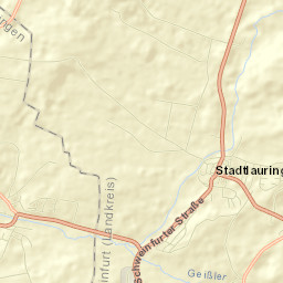 Stadtlauringen Street Map