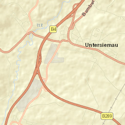 Untersiemau Street Map