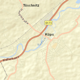 Kueps Oberfranken Street Map