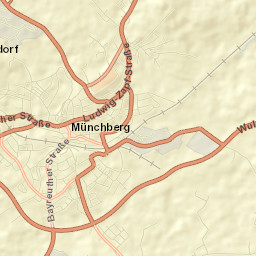 Münchberg Street Map