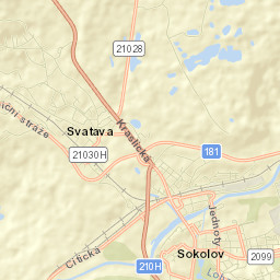 Sokolov Street Map