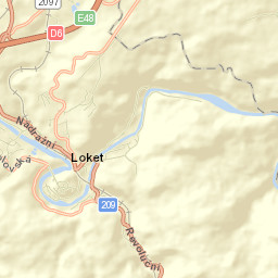 Loket Street Map