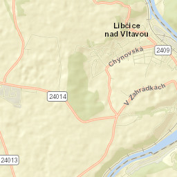 Libčice nad Vltavou Street Map