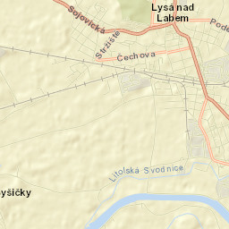 Lysá nad Labem Street Map