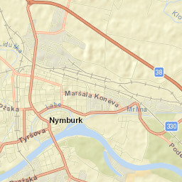 Nymburk Street Map