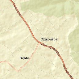 Bębło Street Map
