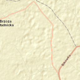 Brzóza Stadnicka Street Map