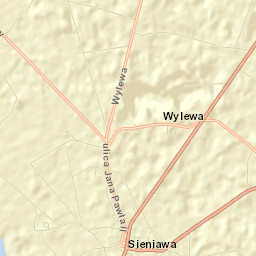 Sieniawa Street Map