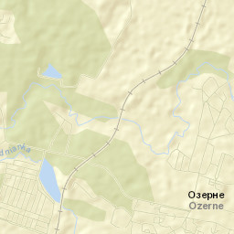 Ozerne Street Map
