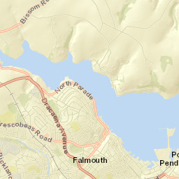 Falmouth Street Map