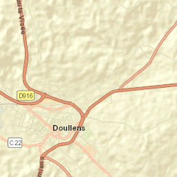 Doullens Street Map