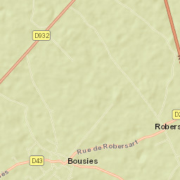 Bousies Street Map
