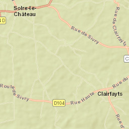 Solre-le-Château Street Map