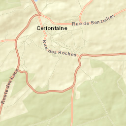 Cerfontaine Street Map