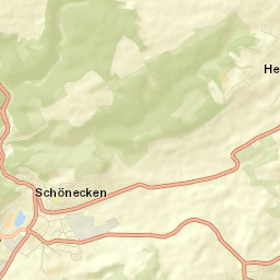 Schönecken Street Map