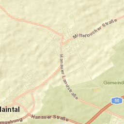 Maintal Street Map
