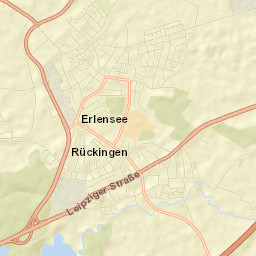 Erlensee Street Map