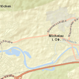 Michelau Street Map