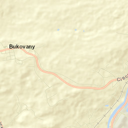 Bukovany Street Map