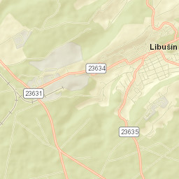 Libušín Street Map