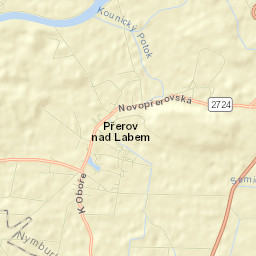 Přerov nad Labem Street Map