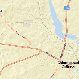 Chlumec nad Cidlinou Street Map