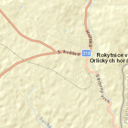 Rokytnice v Orlických Horách Street Map