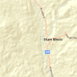 Staré Město Street Map