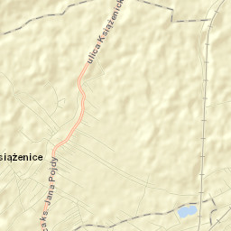 Książenice Street Map