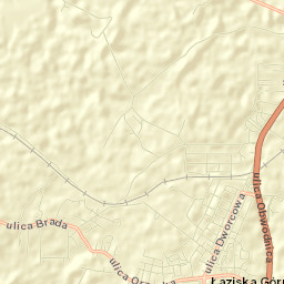 Łaziska Górne Street Map