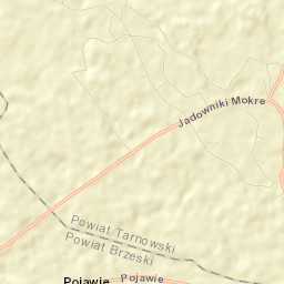 Jadowniki Mokre Street Map