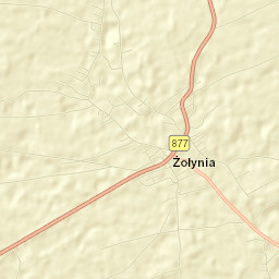 Żołynia Street Map