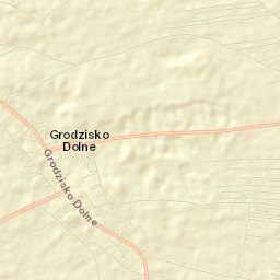 Grodzisko Dolne Street Map