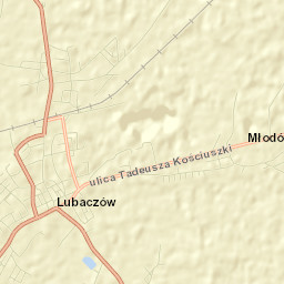 Lubaczów Street Map