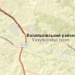 Vasylkiv Raion Street Map