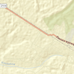 Prykolotne Street Map