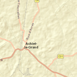 Achiet-le-Grand Street Map
