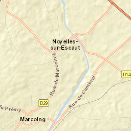 Marcoing Street Map