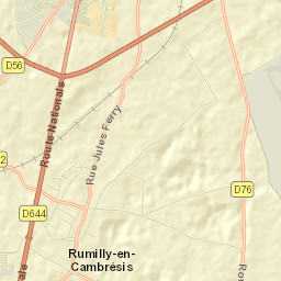 Rumilly-en-Cambrésis Street Map