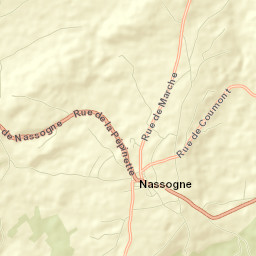 Nassogne Street Map