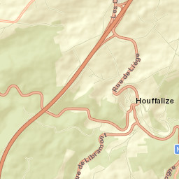 Houffalize Street Map